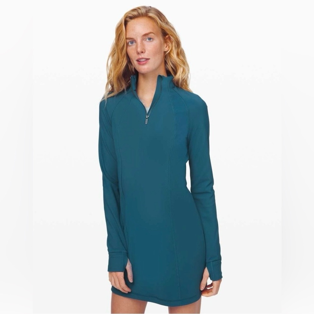 Lululemon Long-sleeve Define Dress Est. XS/4 Blue - Picture 3 of 14